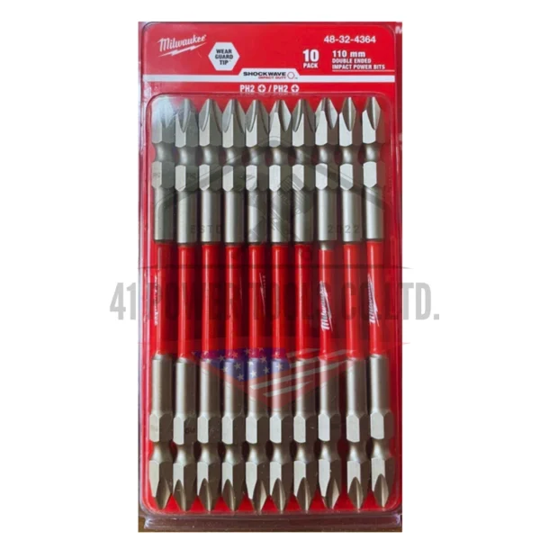 ดอกไขควง PH2-110 มม. Double Ended  (10 ดอก)