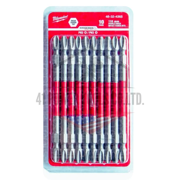 ดอกไขควง PH3-110 มม. Double Ended  (10 ดอก)