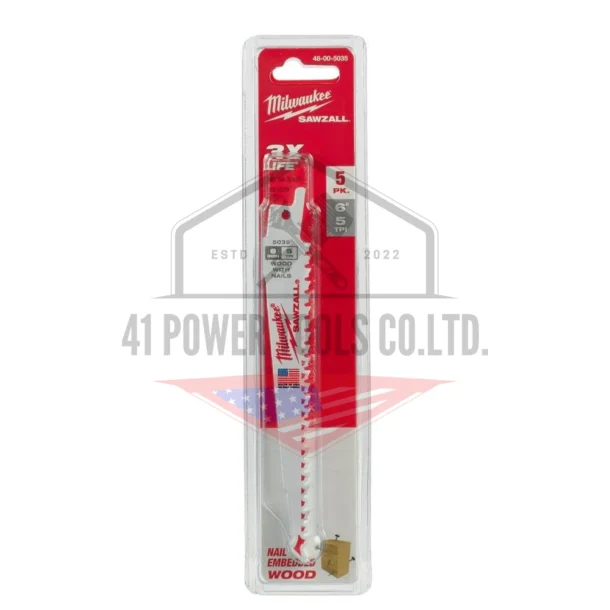 Alternative view of ใบเลื่อยซอว์ซอลตัดไม้ 6" Thin Kerf  5 TPI (5 ใบ)