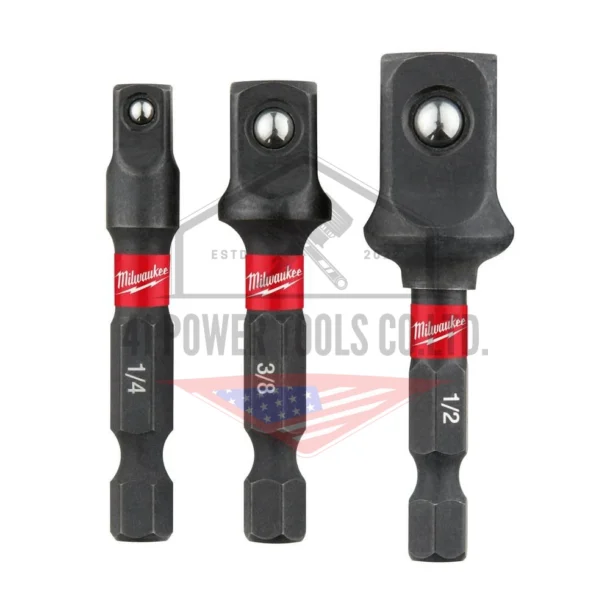 ชุดอะแดปเตอร์หัวบล็อก 1/4", 3/8", 1/2" แกนหกเหลี่ยม