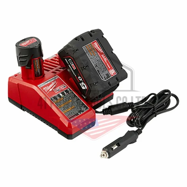 Alternative view of แท่นชาร์จแบตเตอรี่ 12-18 โวลต์ สำหรับชาร์จในรถยนต์ Milwaukee -  M12-18AC ASIA