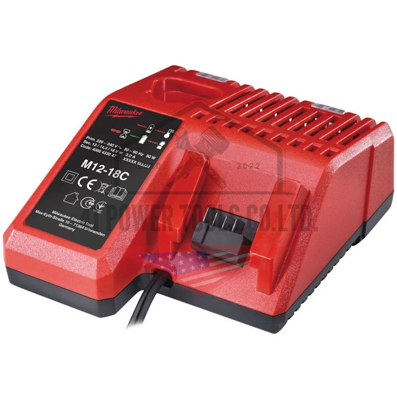 แท่นชาร์จแบตเตอรี่ 12-18 โวลต์ Milwaukee - M12-18C