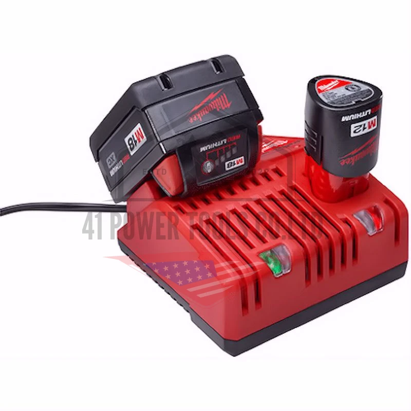 แท่นชาร์จแบตเตอรี่ 12-18 โวลต์ Milwaukee - M12-18C - Image 4