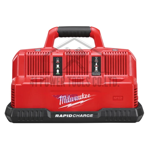 แท่นชาร์จแบตเตอรี่ 12-18 โวลต์ แบบชาร์จเร็ว 6 ช่อง Milwaukee - M12-18C3 - Image 4
