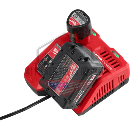 แท่นชาร์จแบตเตอรี่ 12-18 โวลต์ แบบชาร์จเร็ว Milwaukee - M12-18 FC - Image 3