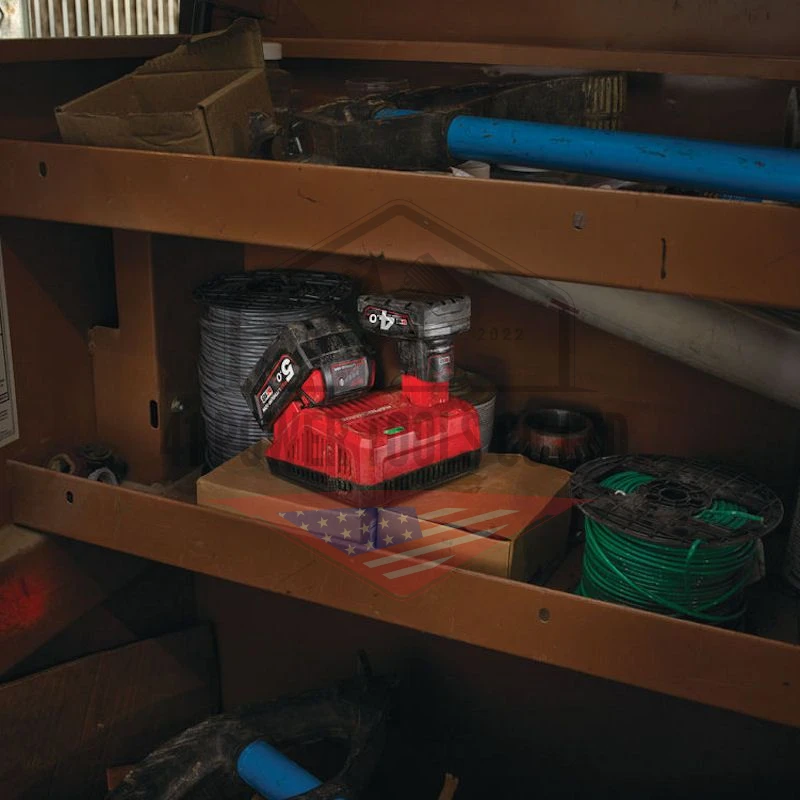 แท่นชาร์จแบตเตอรี่ 12-18 โวลต์ แบบชาร์จเร็ว Milwaukee - M12-18 FC - Image 6