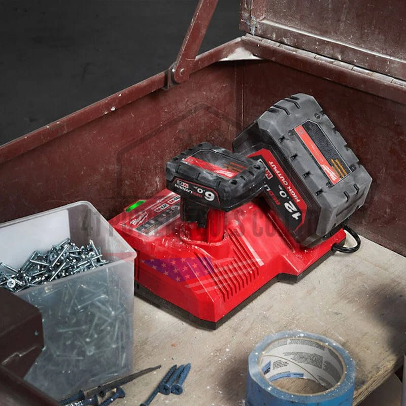แท่นชาร์จแบตเตอรี่ 12-18 โวลต์ แบบซูเปอร์ชาร์จ Milwaukee - M12-18 SC - Image 4