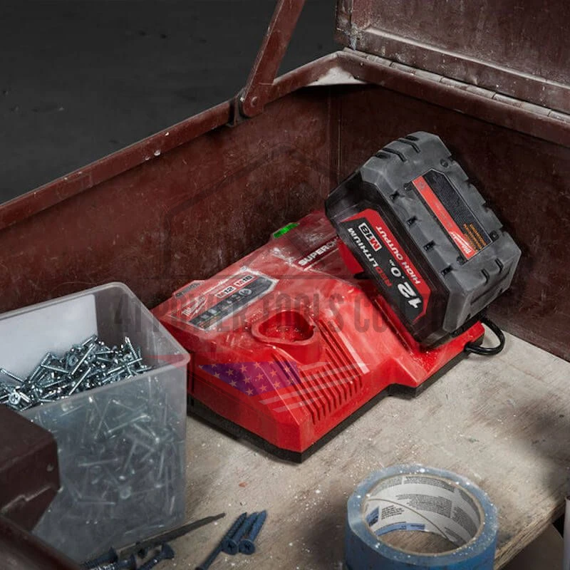 แท่นชาร์จแบตเตอรี่ 12-18 โวลต์ แบบซูเปอร์ชาร์จ Milwaukee - M12-18 SC - Image 5