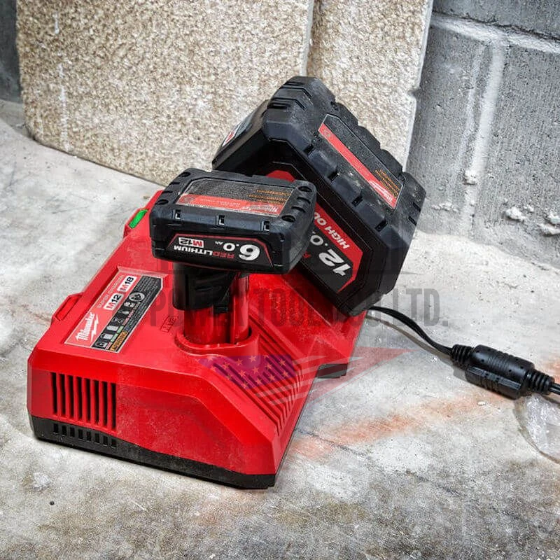 แท่นชาร์จแบตเตอรี่ 12-18 โวลต์ แบบซูเปอร์ชาร์จ Milwaukee - M12-18 SC - Image 6