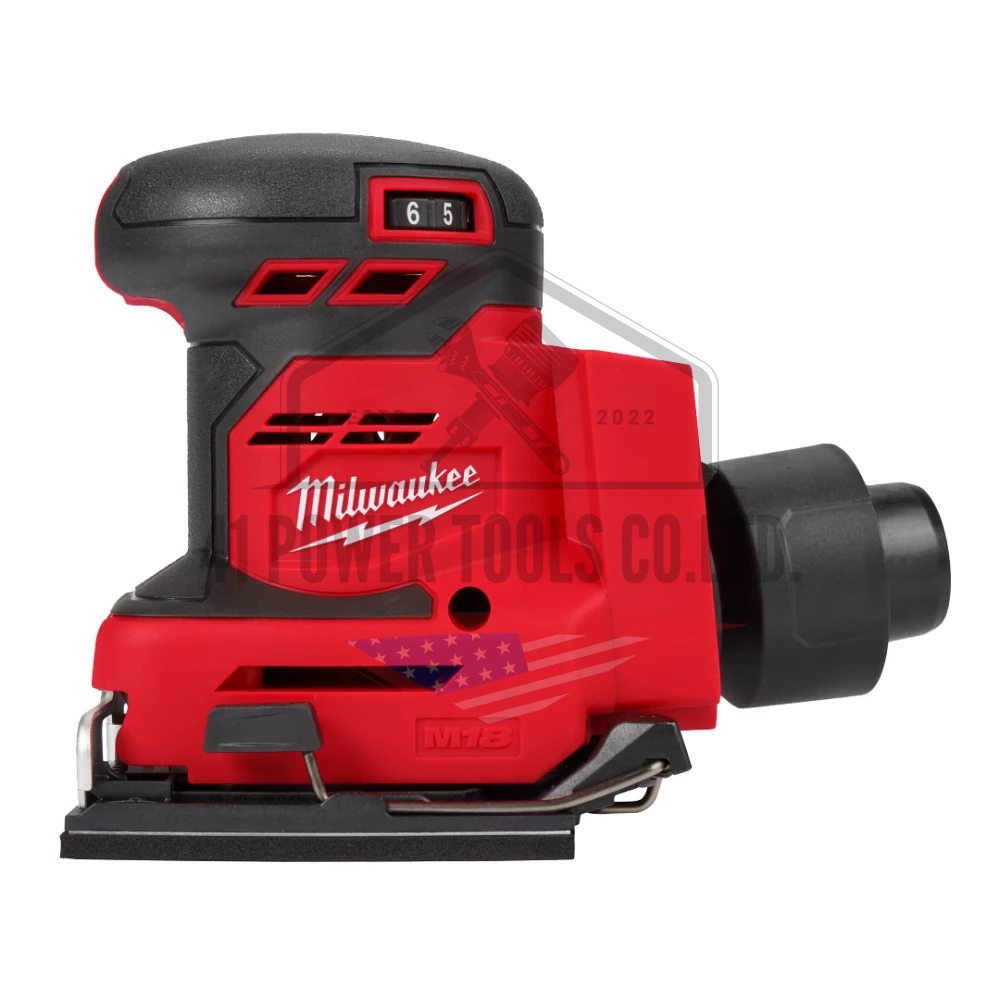 M18 เครื่องขัดกระดาษทรายแบบลูกเบี้ยวไร้สาย (เครื่องเปล่า) Milwaukee - M18 BOS125-0X0 - Image 9