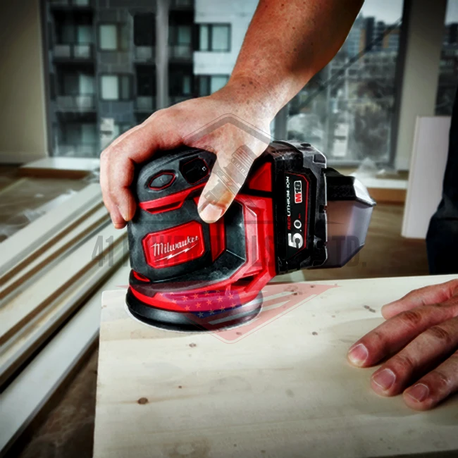 M18 เครื่องขัดกระดาษทรายแบบลูกเบี้ยวไร้สาย (เครื่องเปล่า) Milwaukee - M18 BOS125-0X0