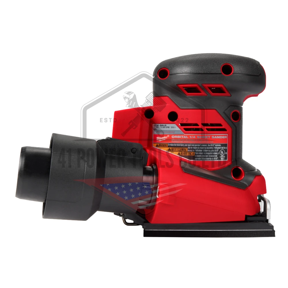 M18 เครื่องขัดกระดาษทรายแบบลูกเบี้ยวไร้สาย (เครื่องเปล่า) Milwaukee - M18 BOS125-0X0 - Image 5