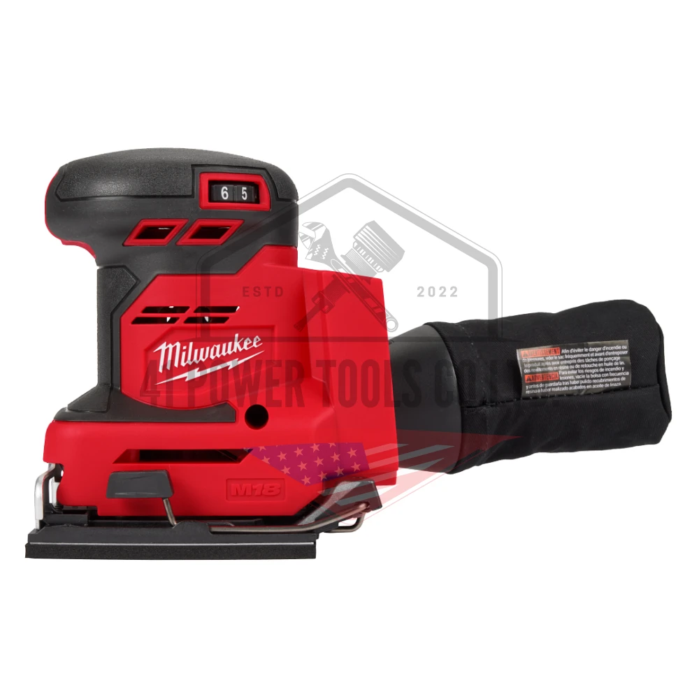 M18 เครื่องขัดกระดาษทรายแบบลูกเบี้ยวไร้สาย (เครื่องเปล่า) Milwaukee - M18 BOS125-0X0 - Image 6