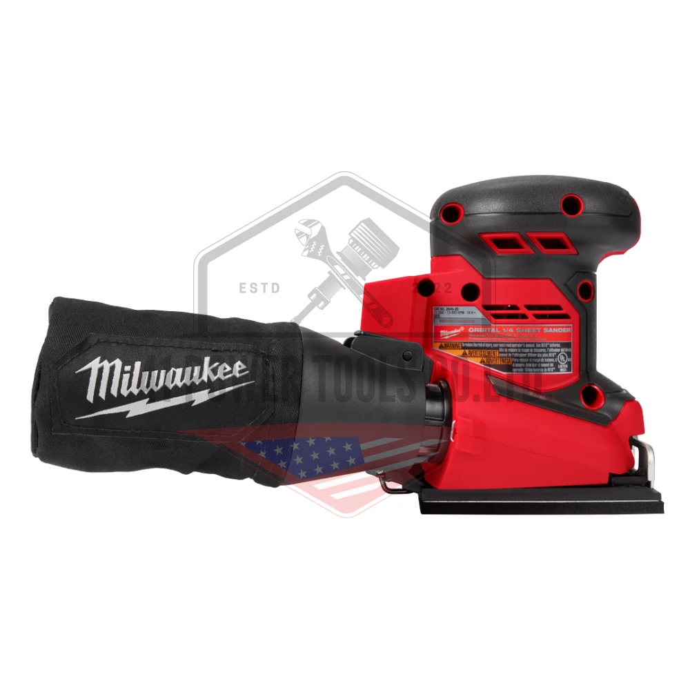 M18 เครื่องขัดกระดาษทรายแบบลูกเบี้ยวไร้สาย (เครื่องเปล่า) Milwaukee - M18 BOS125-0X0 - Image 7