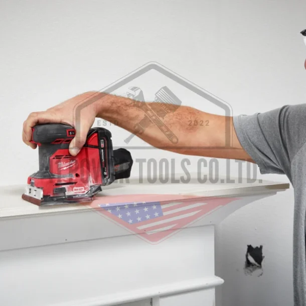 Alternative view of M18 เครื่องขัดกระดาษทรายแบบสี่เหลี่ยมไร้สาย (เครื่องเปล่า) Milwaukee -  M18 BQSS-0