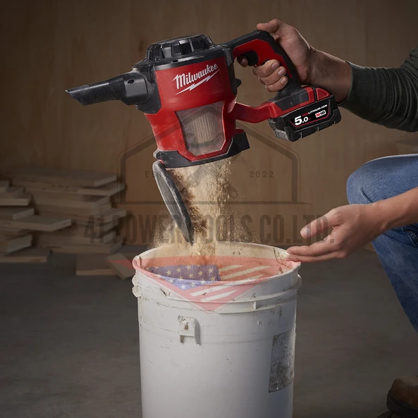 M18 เครื่องดูดฝุ่นไร้สาย คอมแพ็ค (เครื่องเปล่า) Milwaukee - M18 CV-0 - Image 8