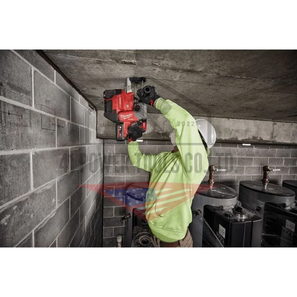 M18 FUEL™ สว่านโรตารี่ไร้สาย 26 มม. SDS PLUS 3 ระบบ (เครื่องเปล่า) Milwaukee - M18 FHX-0X0 - Image 10