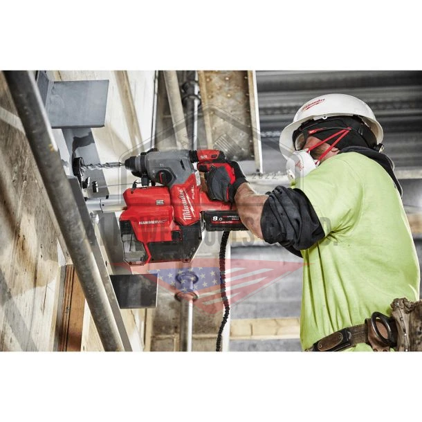 M18 FUEL™ สว่านโรตารี่ไร้สาย 26 มม. SDS PLUS 3 ระบบ (เครื่องเปล่า) Milwaukee - M18 FHX-0X0 - Image 7