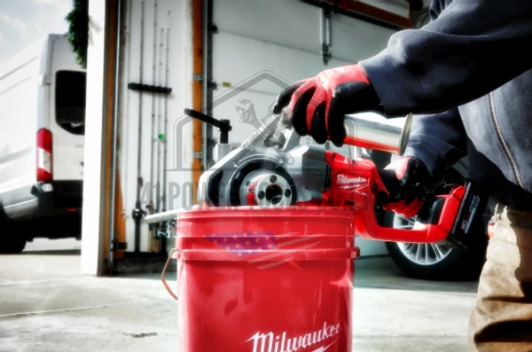 M18 FUEL™ เครื่องต๊าปเกลียว ไร้สาย พร้อมลูกดาย (เครื่องเปล่า) Milwaukee - M18 FPT114-0C0 - Image 7