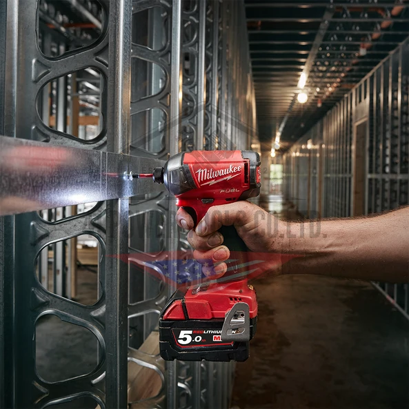 M18 FUEL™ ไขควงกระแทกไร้สาย ระบบไฮดรอลิค (เครื่องเปล่า) Milwaukee - M18 FQID-0 - Image 4
