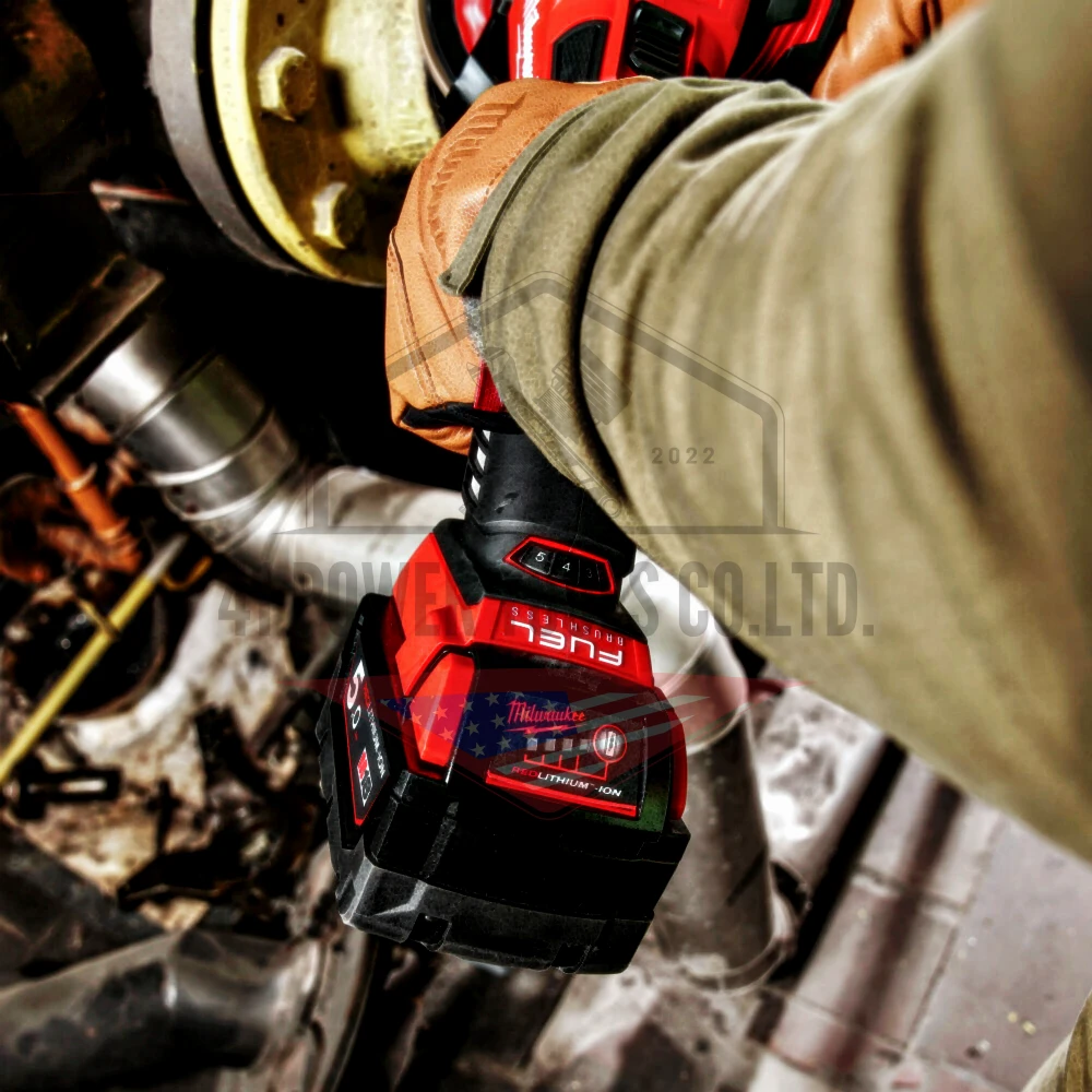 M18 FUEL™ เครื่องเจียรไร้สาย 4" ปรับความเร็วรอบได้ ระบบเบรค (เครื่องเปล่า) Milwaukee - M18 FSAGV100XB-0X0 - Image 4
