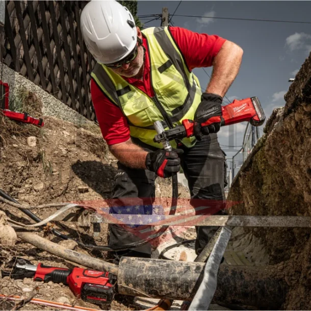 M18 เครื่องย้ำสายไฟไร้สาย ระบบไฮดรอลิค 60kN (เครื่องเปล่า) Milwaukee -  M18 ONEHCCT60-0C0