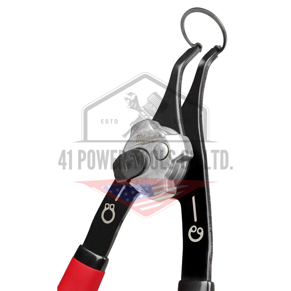 คีมถ่าง-หุบแหวน 2in1 ปากงอ 45 องศา ขนาดกลาง - Image 3