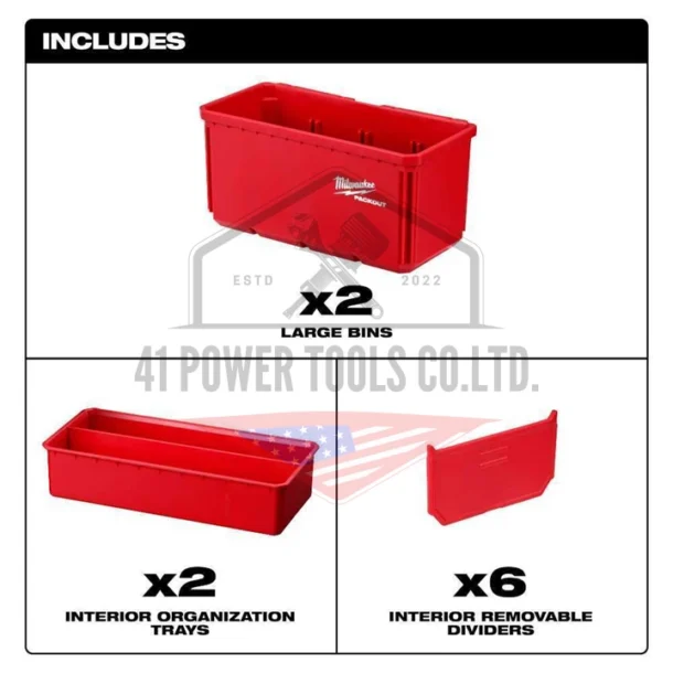 Alternative view of กล่องใส่อุปกรณ์ขนาด 4"x 8" (2 ชิ้น)