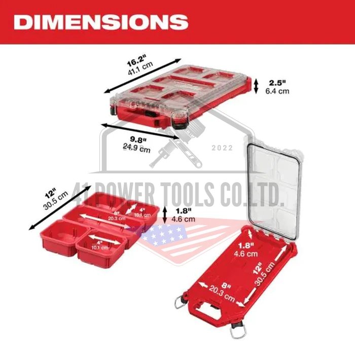 กล่องอุปกรณ์ช่าง PACKOUT™ Low Profile Compact Organizer - Image 9