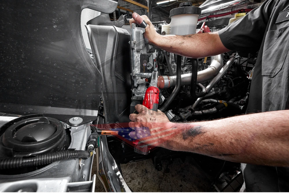 M12 FUEL™ ประแจบล็อกด้ามฟรีไร้สาย 3/8" (เครื่องเปล่า) Milwaukee - M12 FHIR38-0 - Image 4