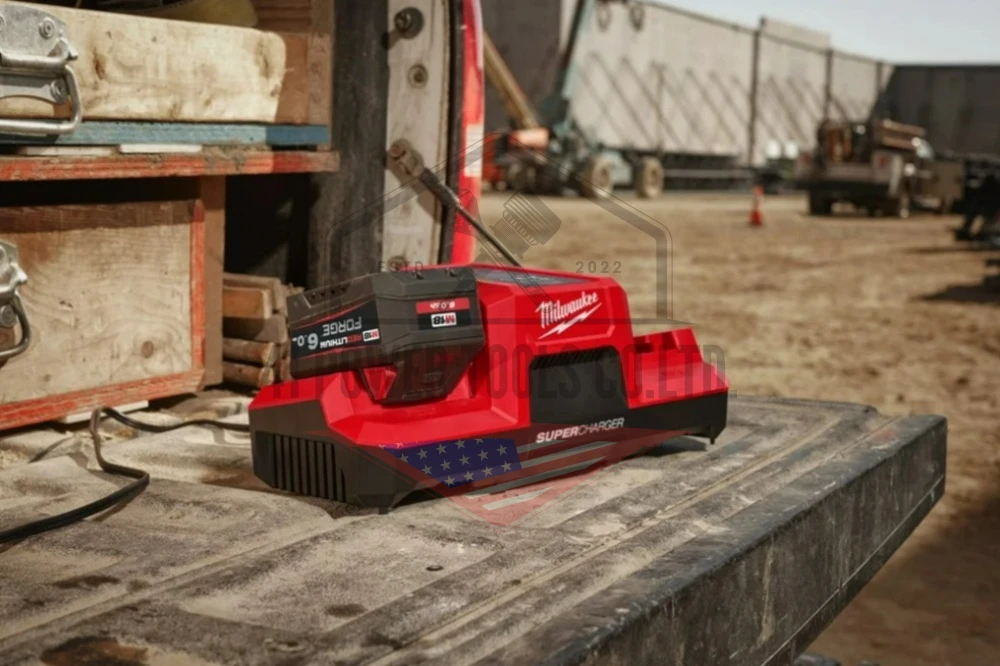 M18 แท่นชาร์จแบตเตอรี่ แบบซูเปอร์ชาร์จ 2 ช่อง Milwaukee - M18 DBSC SA - Image 6