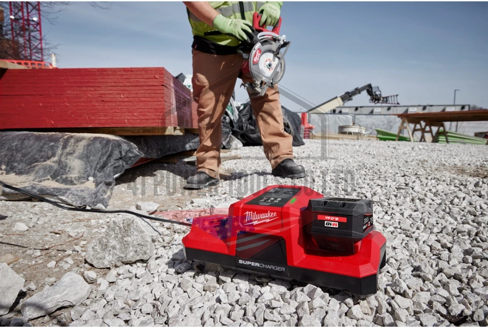 M18 แท่นชาร์จแบตเตอรี่ แบบซูเปอร์ชาร์จ 2 ช่อง Milwaukee - M18 DBSC SA - Image 8