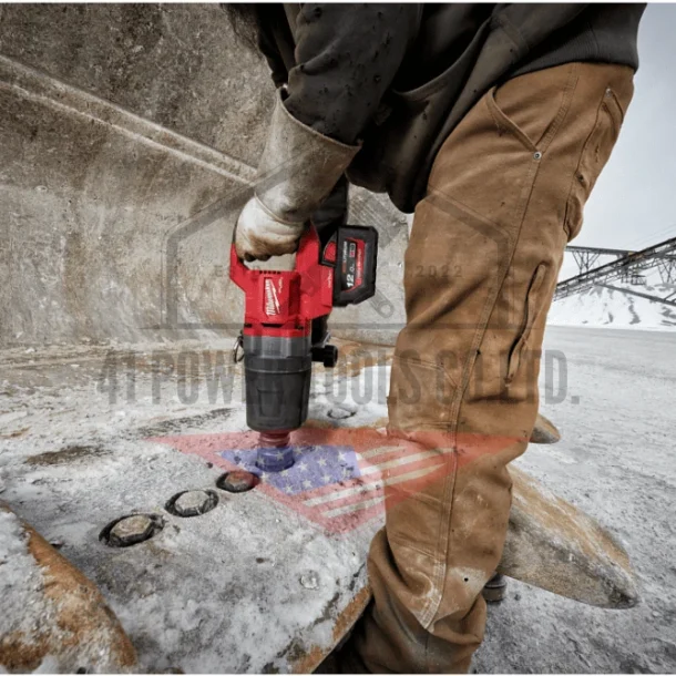 Alternative view of M18 FUEL™ บล็อกกระแทกไร้สาย 1" แรงบิดสูง แกนสั้น ด้ามจับทรง D (เครื่องเปล่า) Milwaukee -  M18 ONEFHIWF1DS-0C0