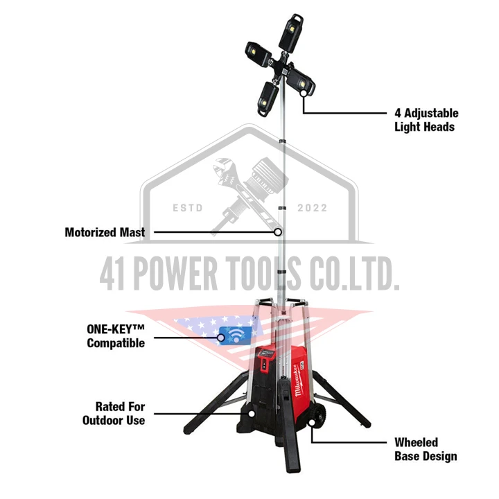 MX FUEL ทาวเวอร์ไลท์ ชาร์จไฟในตัว Milwaukee - MXF TL-0 - Image 21